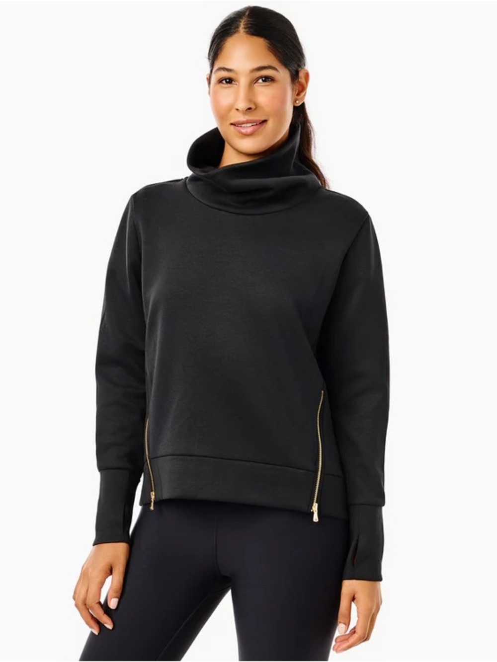 Addison Bay Polished Double Zip Everyday Pullover